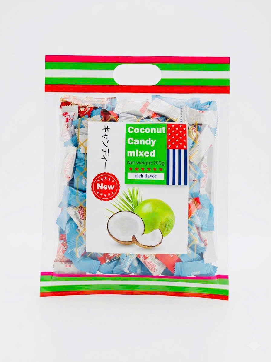 Kẹo coconut candy mixed 200g